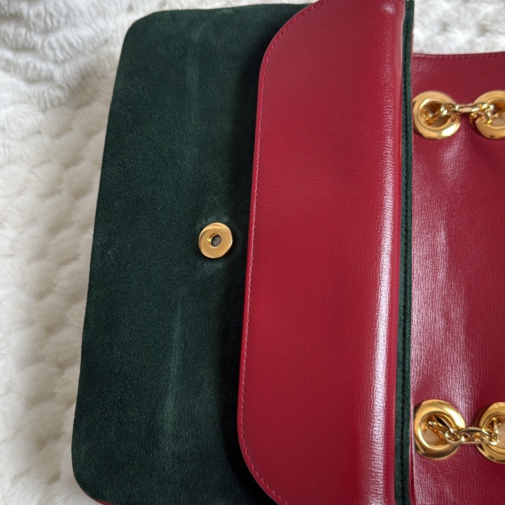 Gucci Marina Suede Handbag-576421-Authentic-EUC - Picture 16 of 17